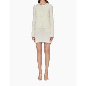 NEW ARCH4 CASHMERE tulip cardigan in ivory